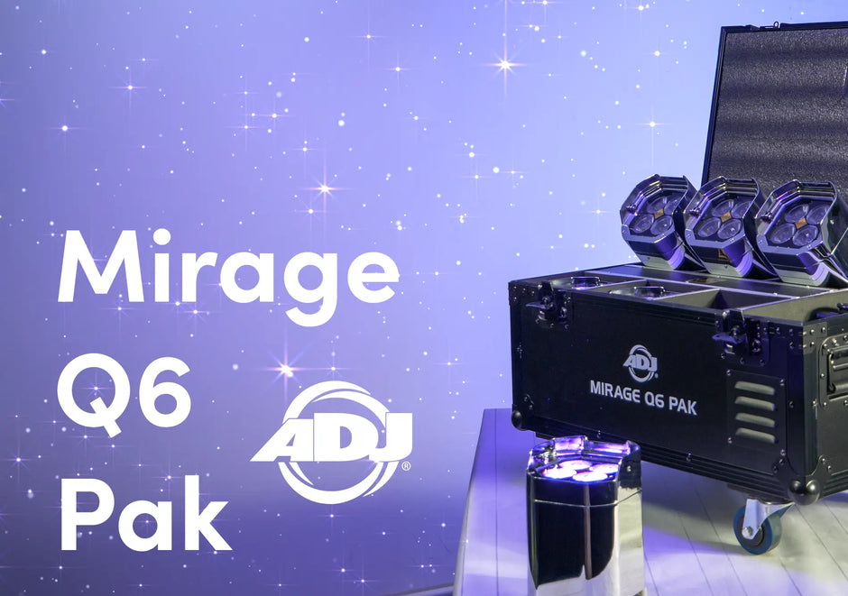 Product of the Month - ADJ Mirage Q6 PAK Uplighters
