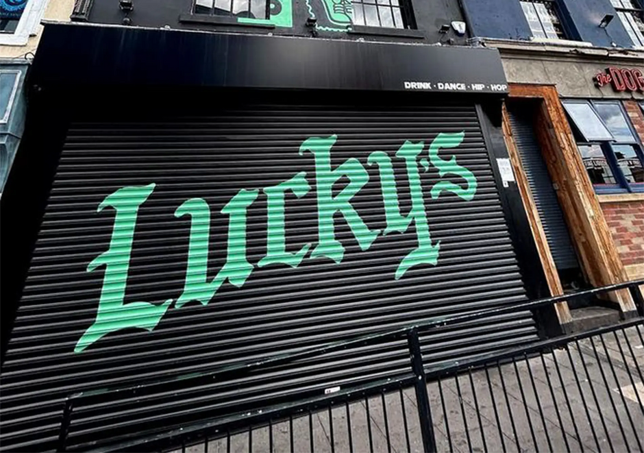 High-end audio in Lucky's bar, Newcastle