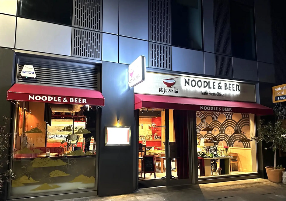 Noodle & Beer restaurant in central London