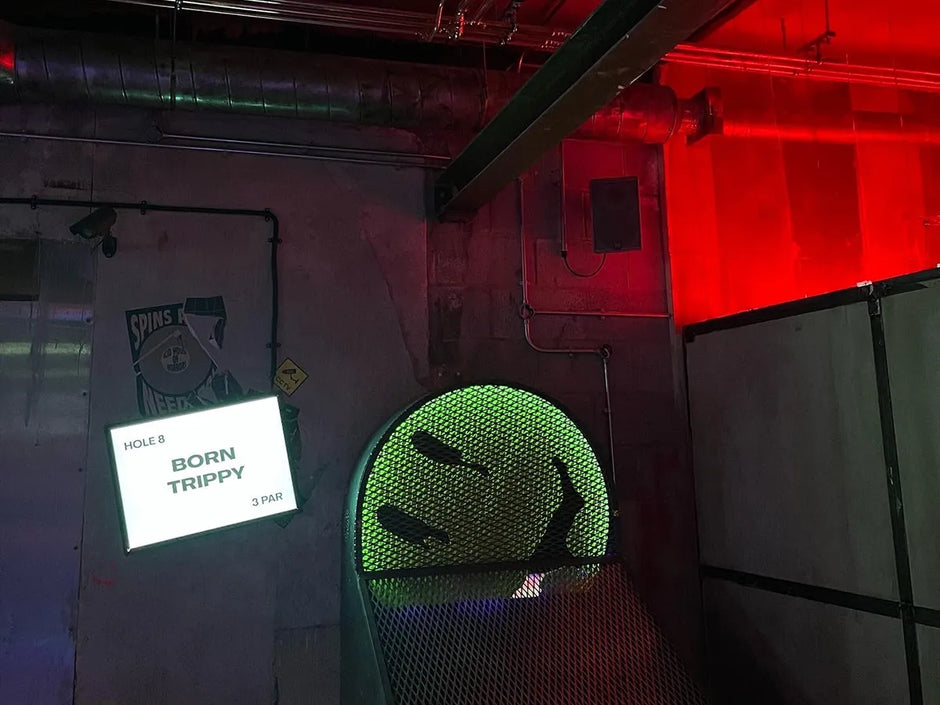 AV install at Junkyard Golf