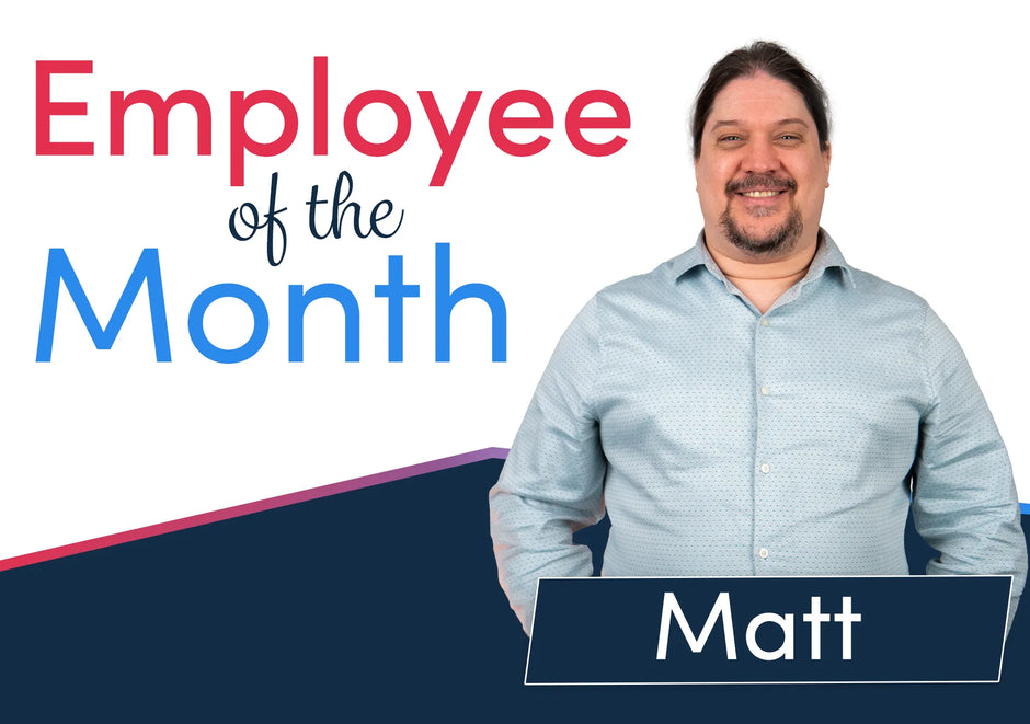 Matt Wins May Employee of the Month