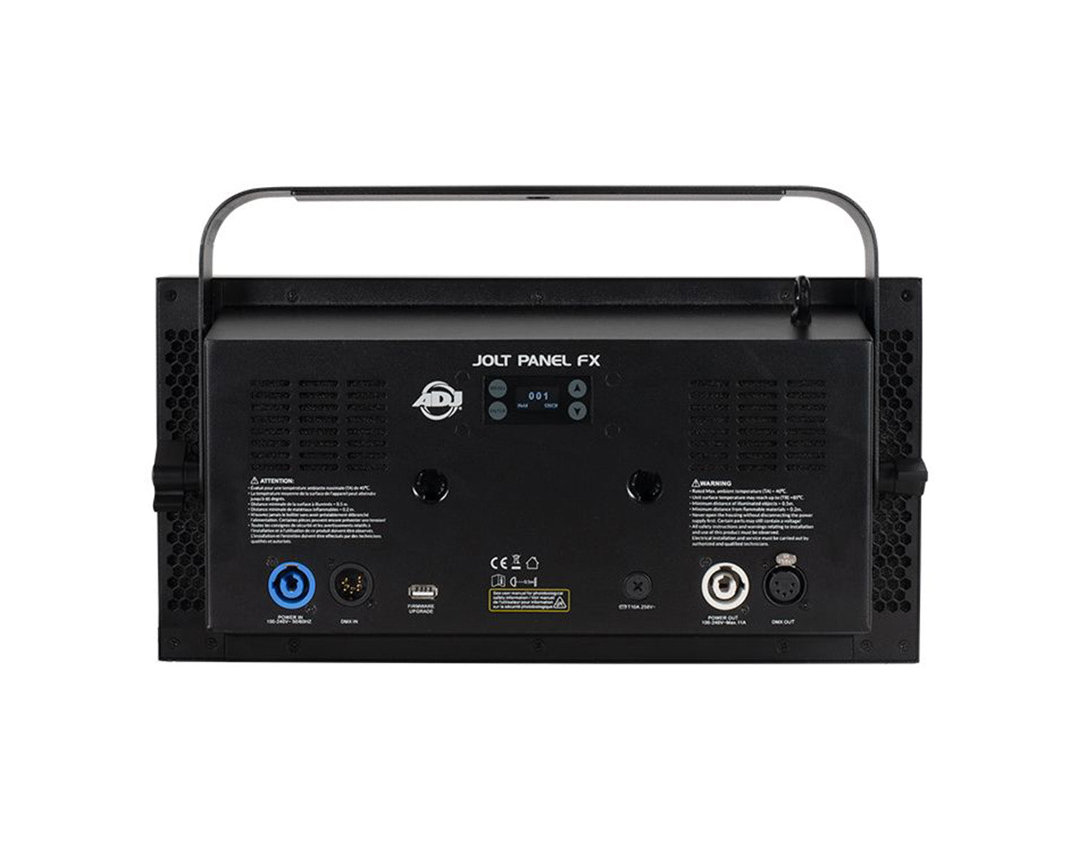 ADJ1215200042 - ADJ Jolt Panel FX Strobe Fixture 800x RGB SMD and 34x CW SMD LEDs Image 9