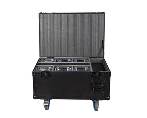 ADJ1226100382 - ADJ Mirage Q6 Pak LED Uplighter 6 in Charging Flightcase IP65 Chrome Image 3