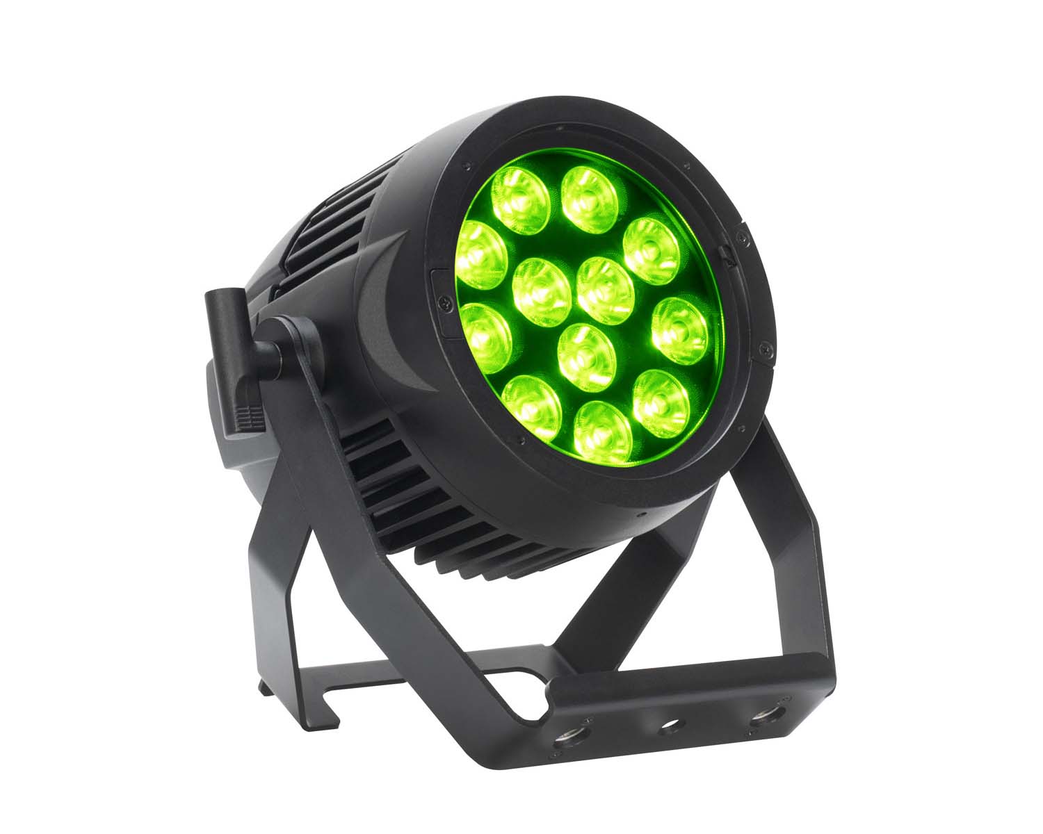 ADJ1226100384 - ADJ Encore LP12 IP LIME PAR 12x20W RGBL LEDs IP65 Rated Black Image 1