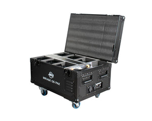 ADJ1226100422 - ADJ Mirage Q6 Pak LED Uplighter 6 in Charging Flightcase IP65 Black Image 2