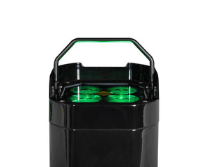ADJ1226100422 - ADJ Mirage Q6 Pak LED Uplighter 6 in Charging Flightcase IP65 Black Image 4