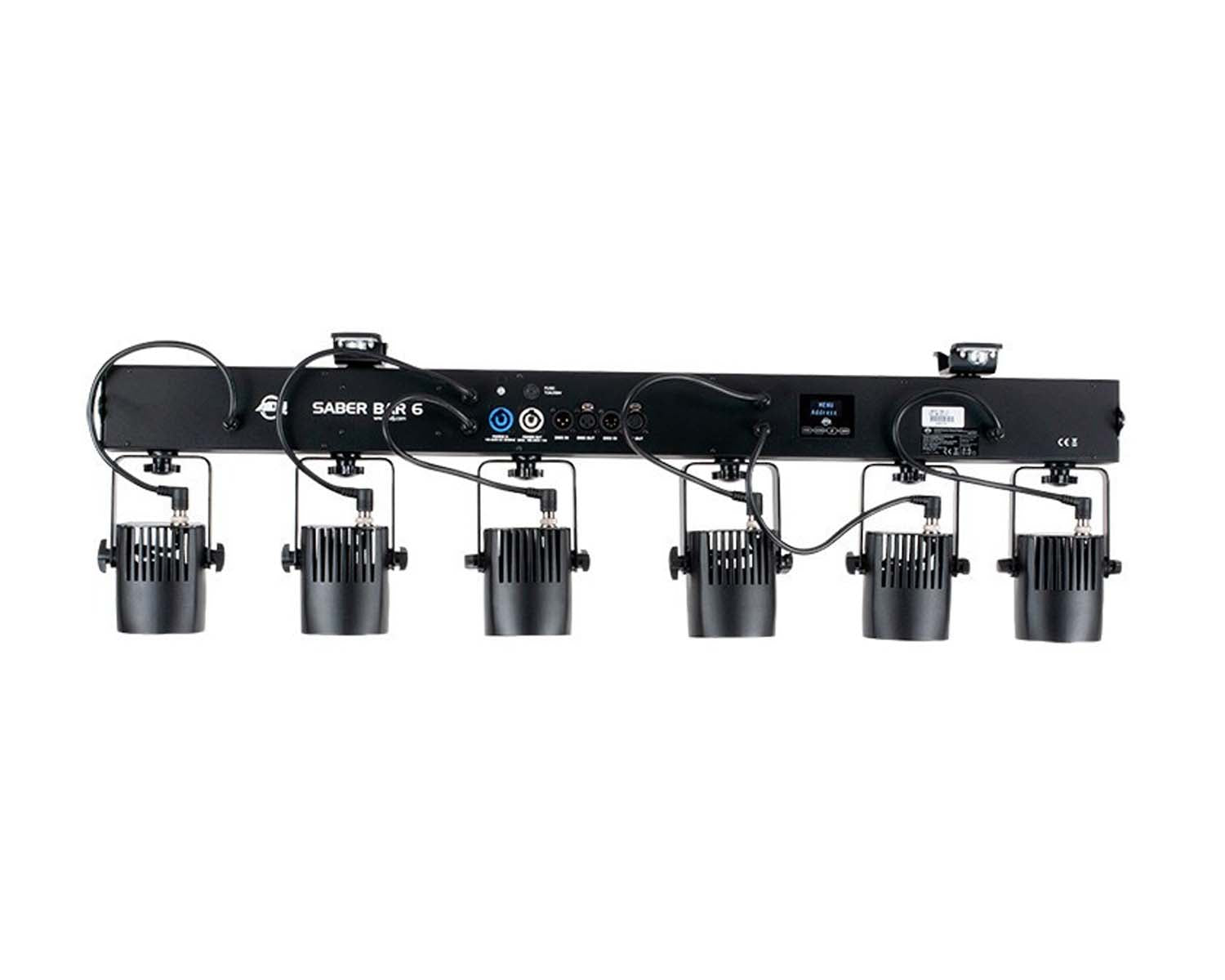 ADJ1226200060 - ADJ Saber Bar 6 6 Head WW Pinspot Bar with 6x15W Warm White LEDs Image 5