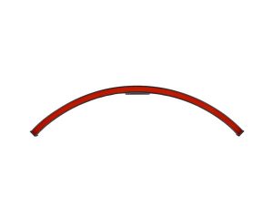 ADJ1226200075 - ADJ Pixie Curve 60 Indoor 90degree Curved RGB LED Pixel Strip 25 Image 2