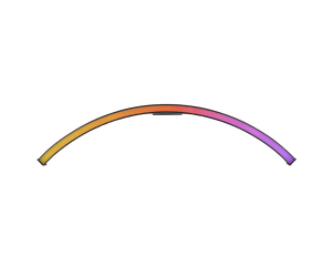 ADJ1226200075 - ADJ Pixie Curve 60 Indoor 90degree Curved RGB LED Pixel Strip 25 Image 3