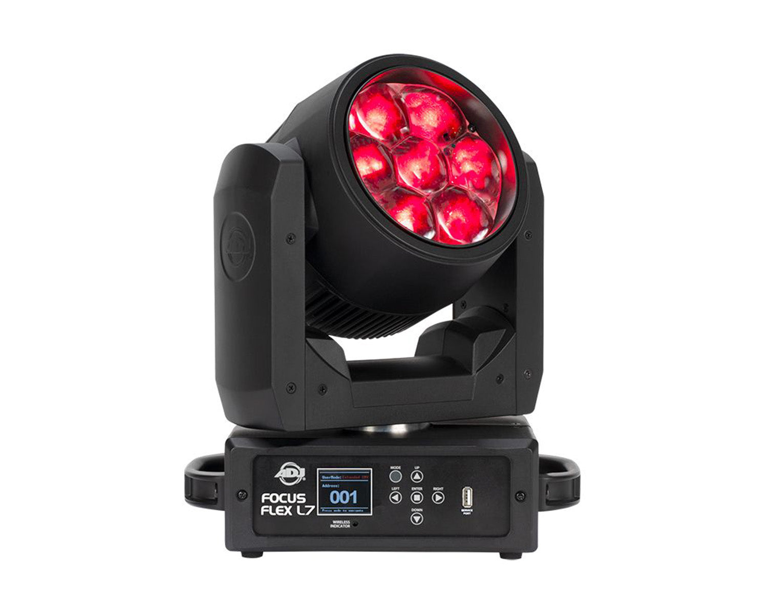 ADJ1237000324 - ADJ Focus Flex L7 7x40W RGBL LED Moving Head 4 35degree Zoom Image 1
