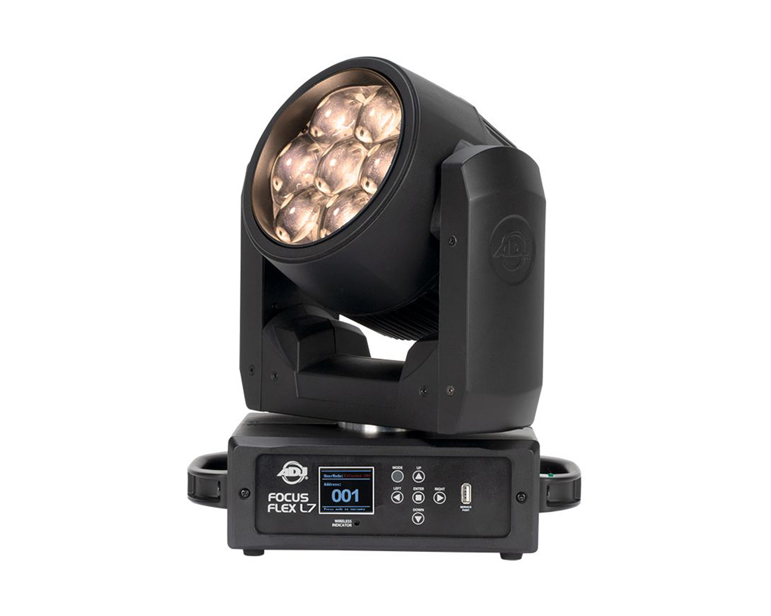 ADJ1237000324 - ADJ Focus Flex L7 7x40W RGBL LED Moving Head 4 35degree Zoom Image 3