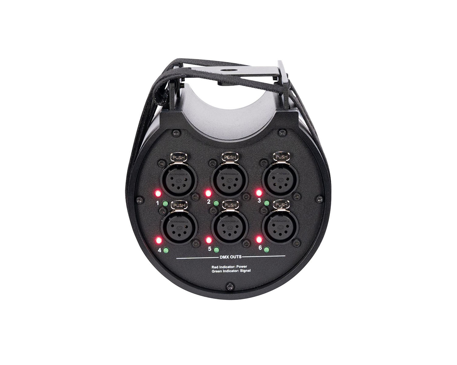 ADJ1321000084 - ADJ Data Distro 6 6 Way DMX or RDM Portable Splitter Image 3