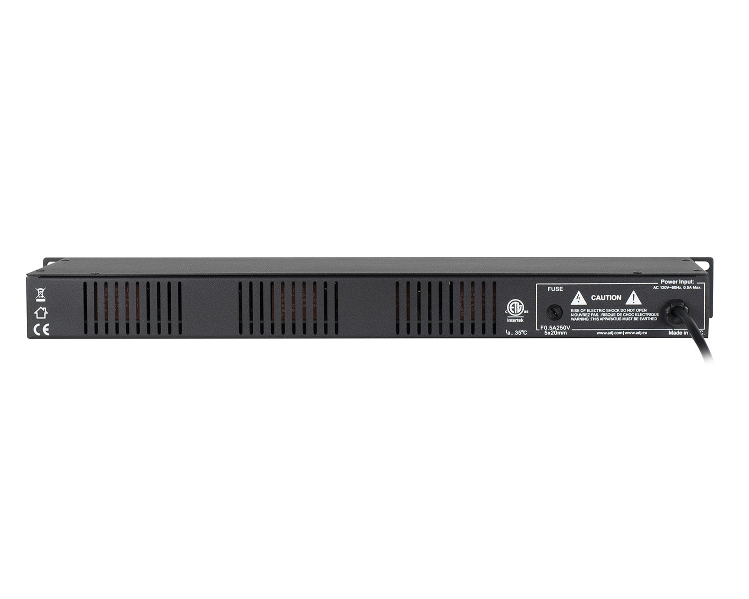 ADJD4BRM - ADJ D4 Branch RM 4 Way Booster 2x XLR Inputs or 10x XLR Outputs 1U Image 4