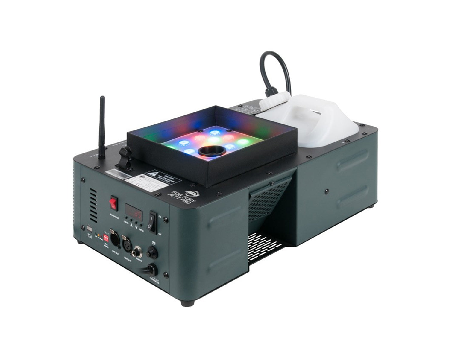 ADJFFJP - ADJ Fog Fury Jett PRO Vertical Fogger with 28x3W RGBA and UV LEDs Image 2