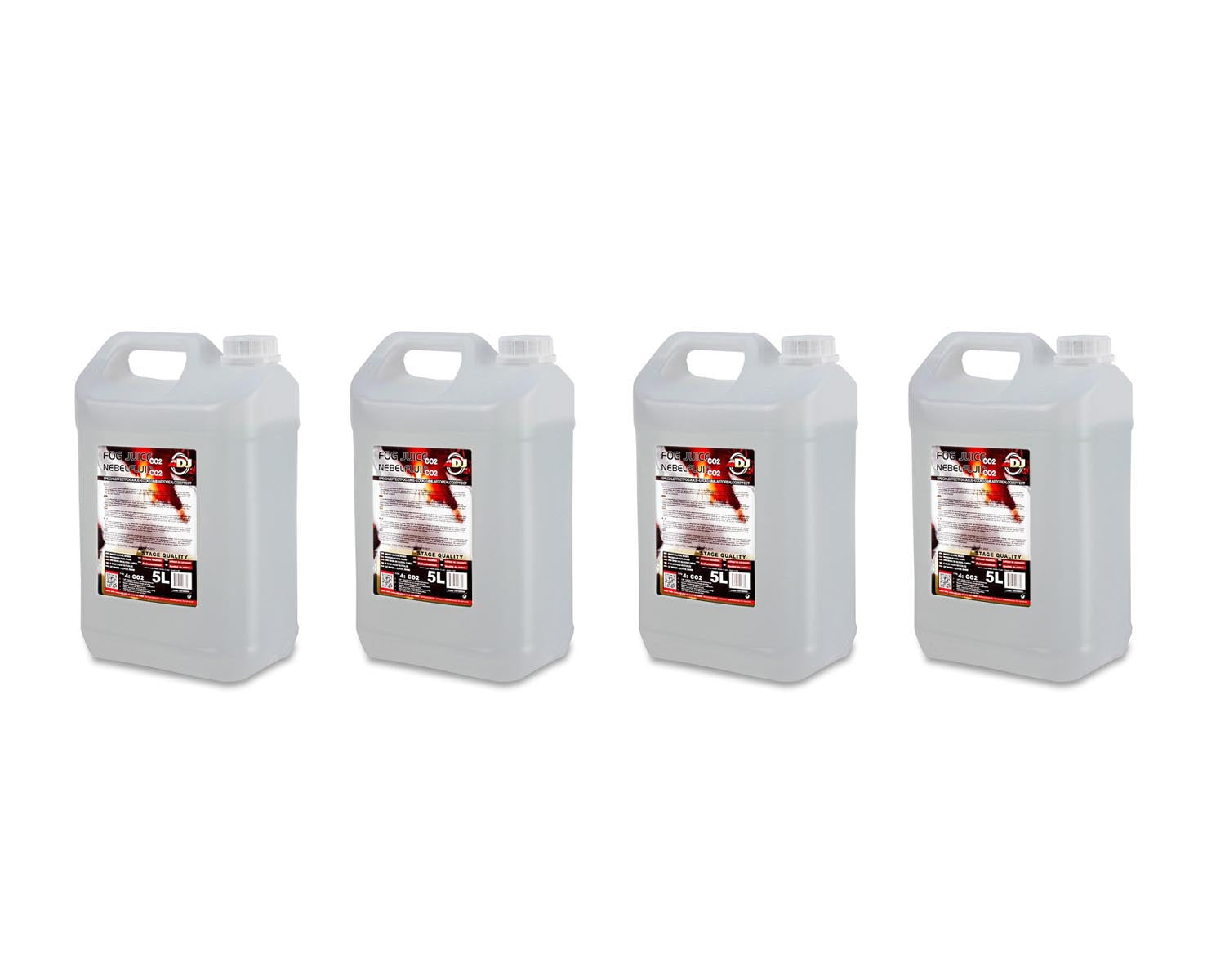 ADJFJCO245 - ADJ Fog Juice CO2 BOX OF 4 x 5L Fog Fluid with CO2 Boost Effect Image 1
