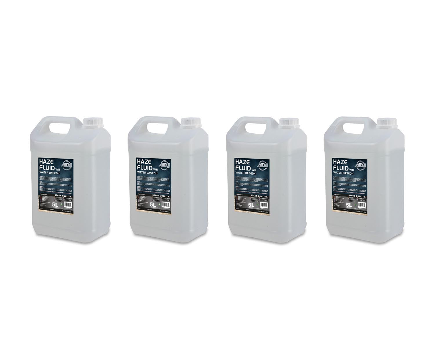 ADJHAZEF45 - ADJ Haze Fluid Water Based BOX OF 4 x 5L for ADJ Haze Machines Image 1