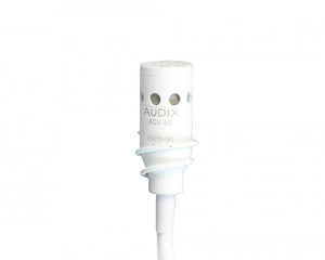 ADXADX40WC - Audix ADX40 or WC Hanging Cardioid Mic 9.1m Cable White Inc APS910 Image 1