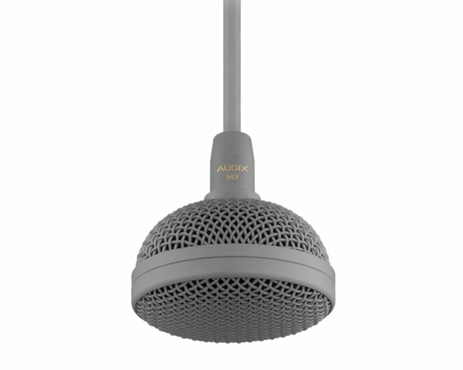 ADXAXM3 - Audix M3 or G Hanging Hypercardioid Mic with Junction Box Grey Image 1