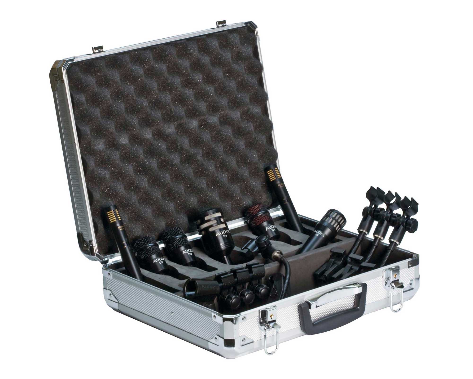 ADXDP7 - Audix DP7 Mic Drum Pack Inc Case (1xi5 or 2xD2 or 1xD4 or 1xD6 or 2xASDX51) Image 2