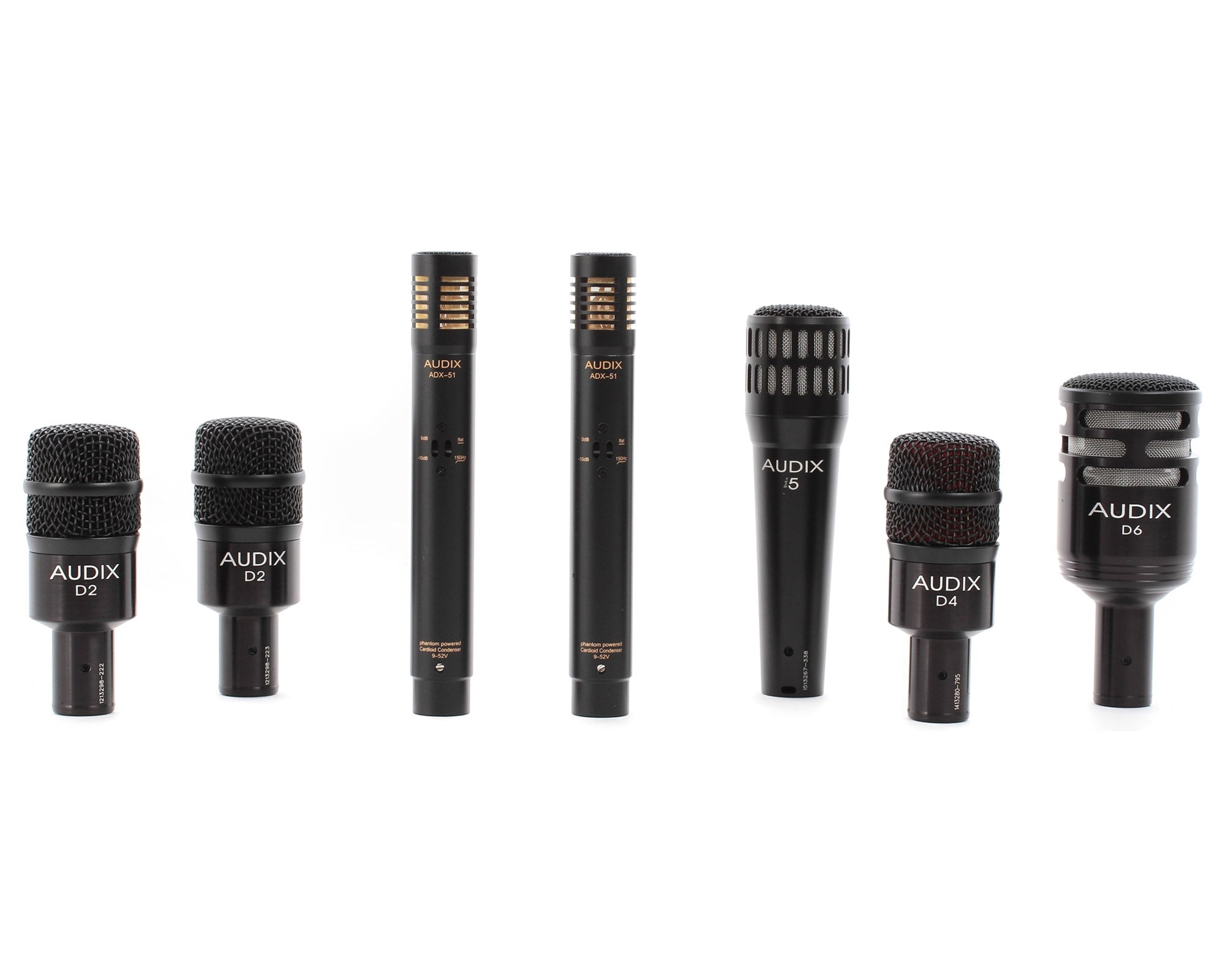 ADXDP7 - Audix DP7 Mic Drum Pack Inc Case (1xi5 or 2xD2 or 1xD4 or 1xD6 or 2xASDX51) Image 3