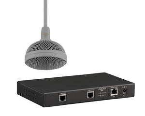 ADXM3GDK - Audix M3DK Hanging H or Cardioid Mic and DN43 System Kit for Dante Grey Image 1