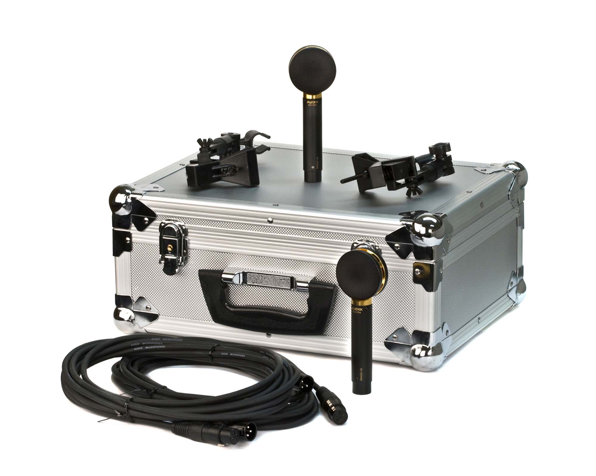 ADXSCX5PS - Audix SCX25PS Piano Mic Pack Inc Case (2xSCX25A or Clamps or Cables) Image 1