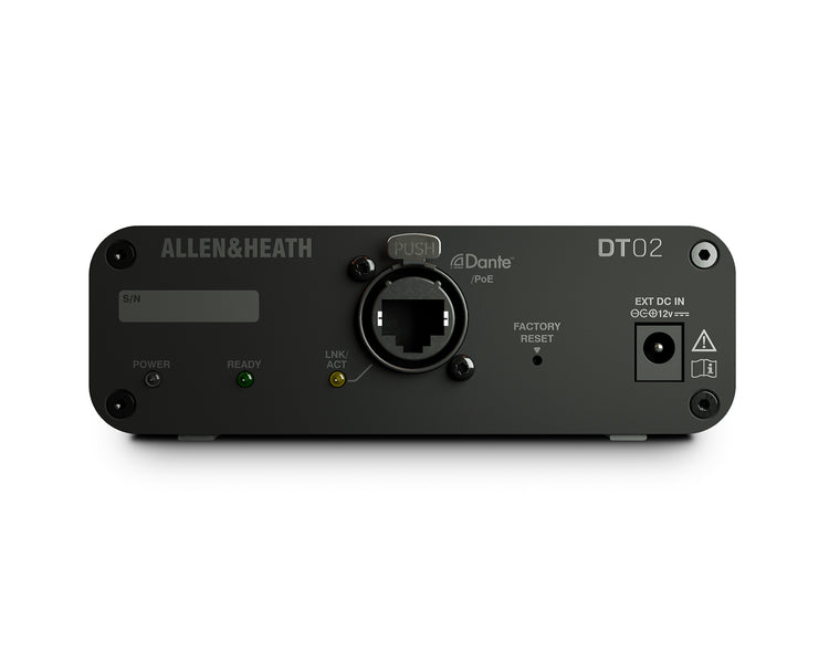 ALLDT02PSU - Allen & Heath DT02 Dante Output Interface 2 XLR Out Including PSU Image 4
