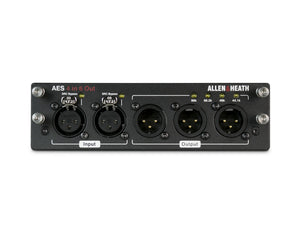 ALLMDLAES10OA - Allen & Heath MDLAES10OA AES3 Audio Digital I or O Card 4in or 6out for dLive Image 1