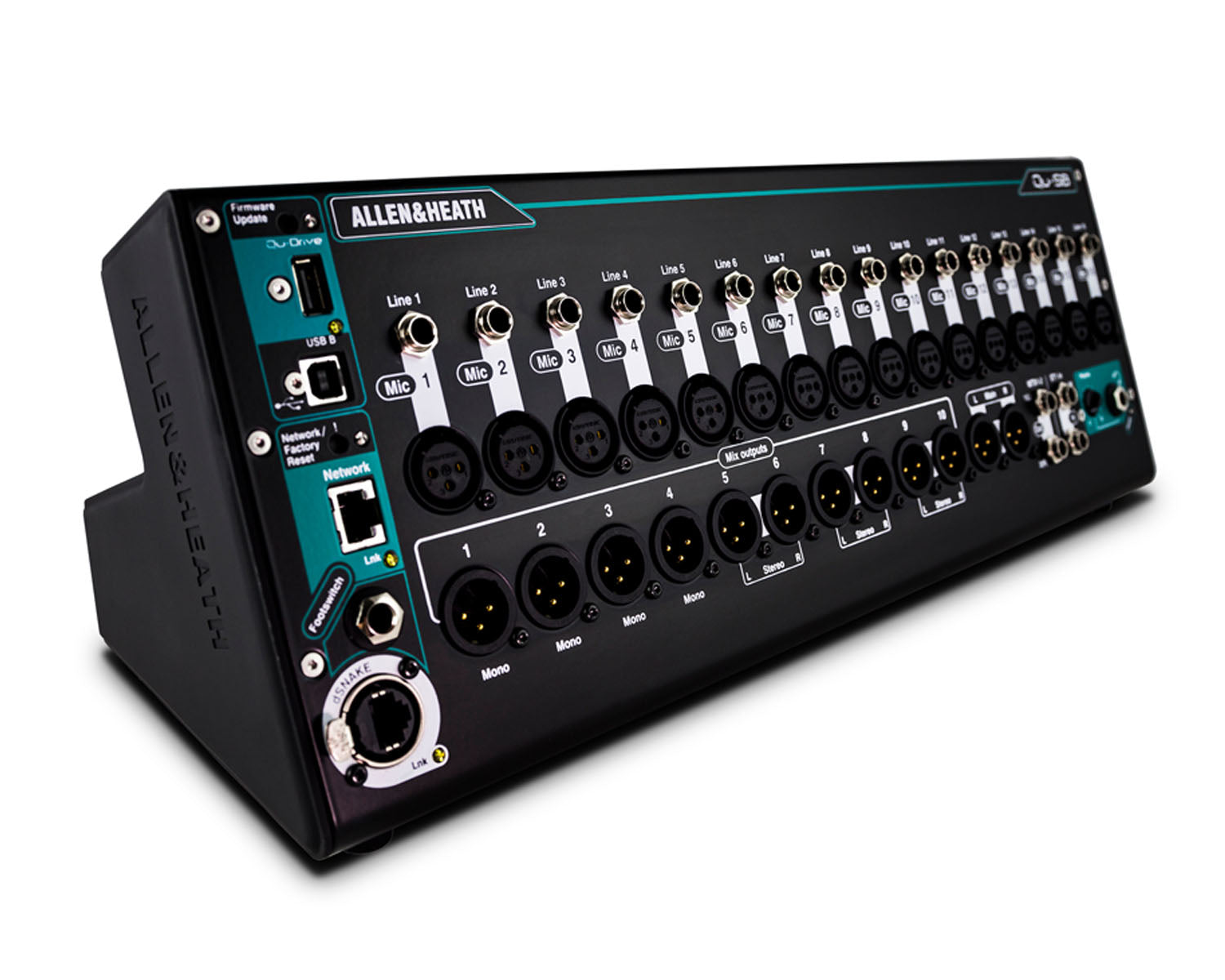 ALLQUSB - Allen & Heath QUSB 18IN or 14OUT Portable Digital Mixer Image 1