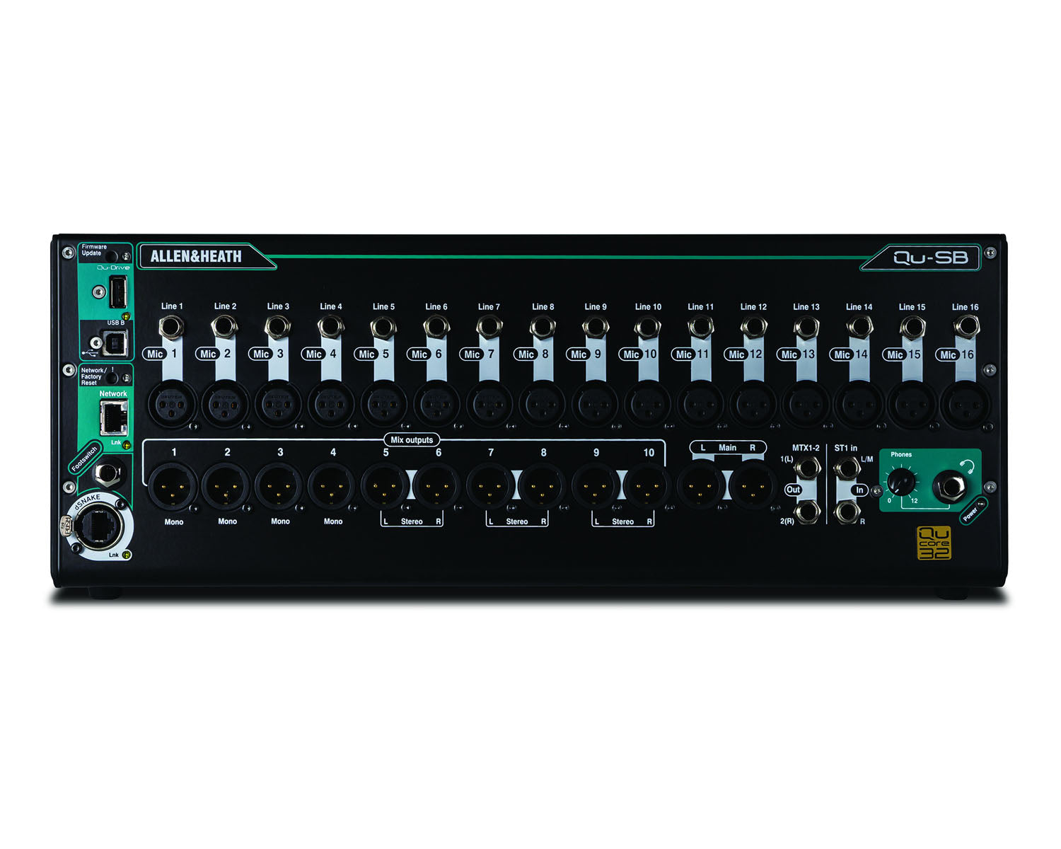 ALLQUSB - Allen & Heath QUSB 18IN or 14OUT Portable Digital Mixer Image 2