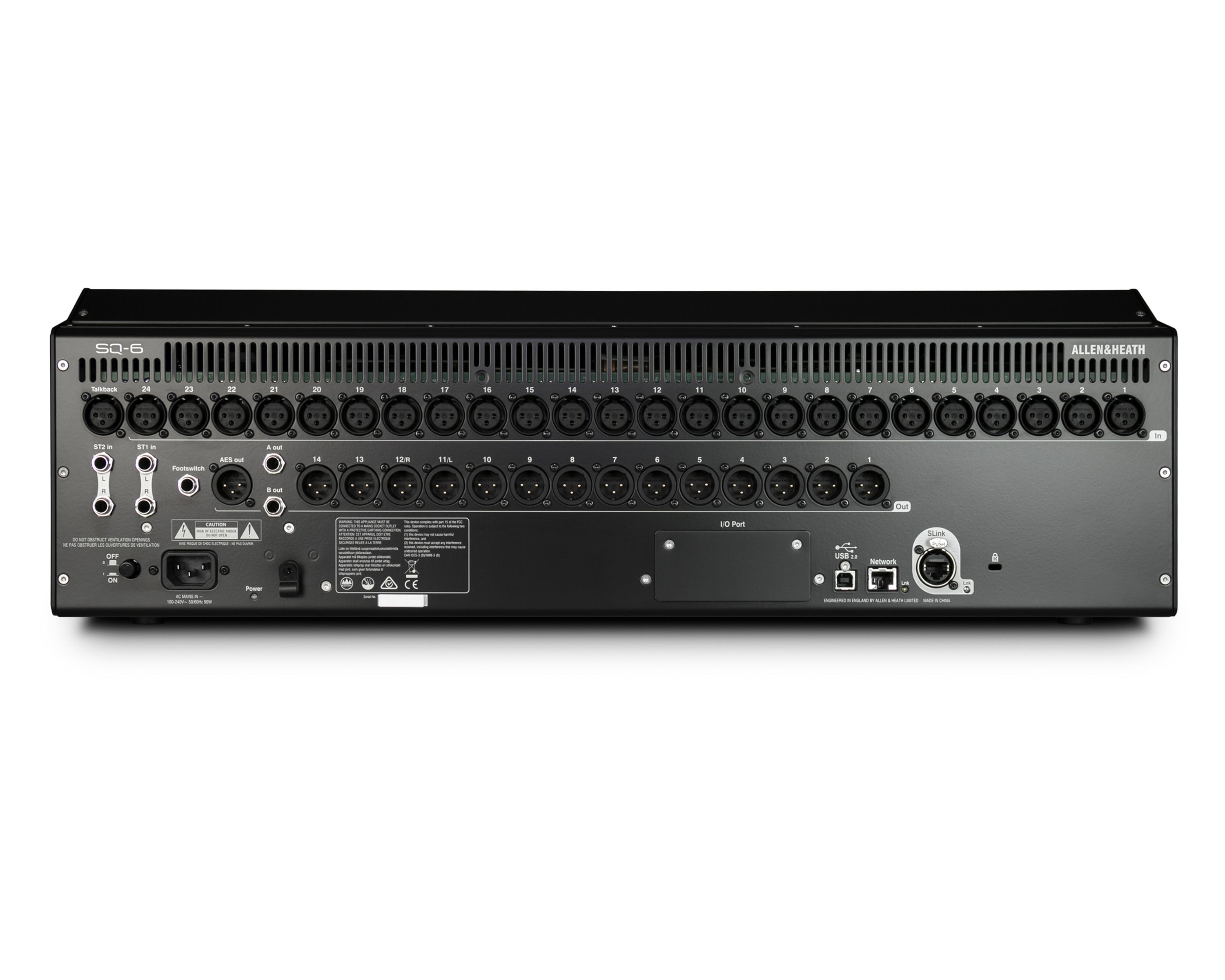 ALLSQ6 - Allen & Heath SQ6 48 Channel 96kHz Digital Mixer 24 Onboard PreAmps Image 4