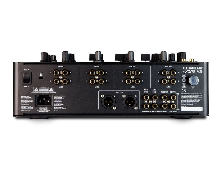 ALLXONE43 - Allen & Heath XONE 43 4Ch Analogue Club or DJ Mixer and 3 Band EQ Image 2
