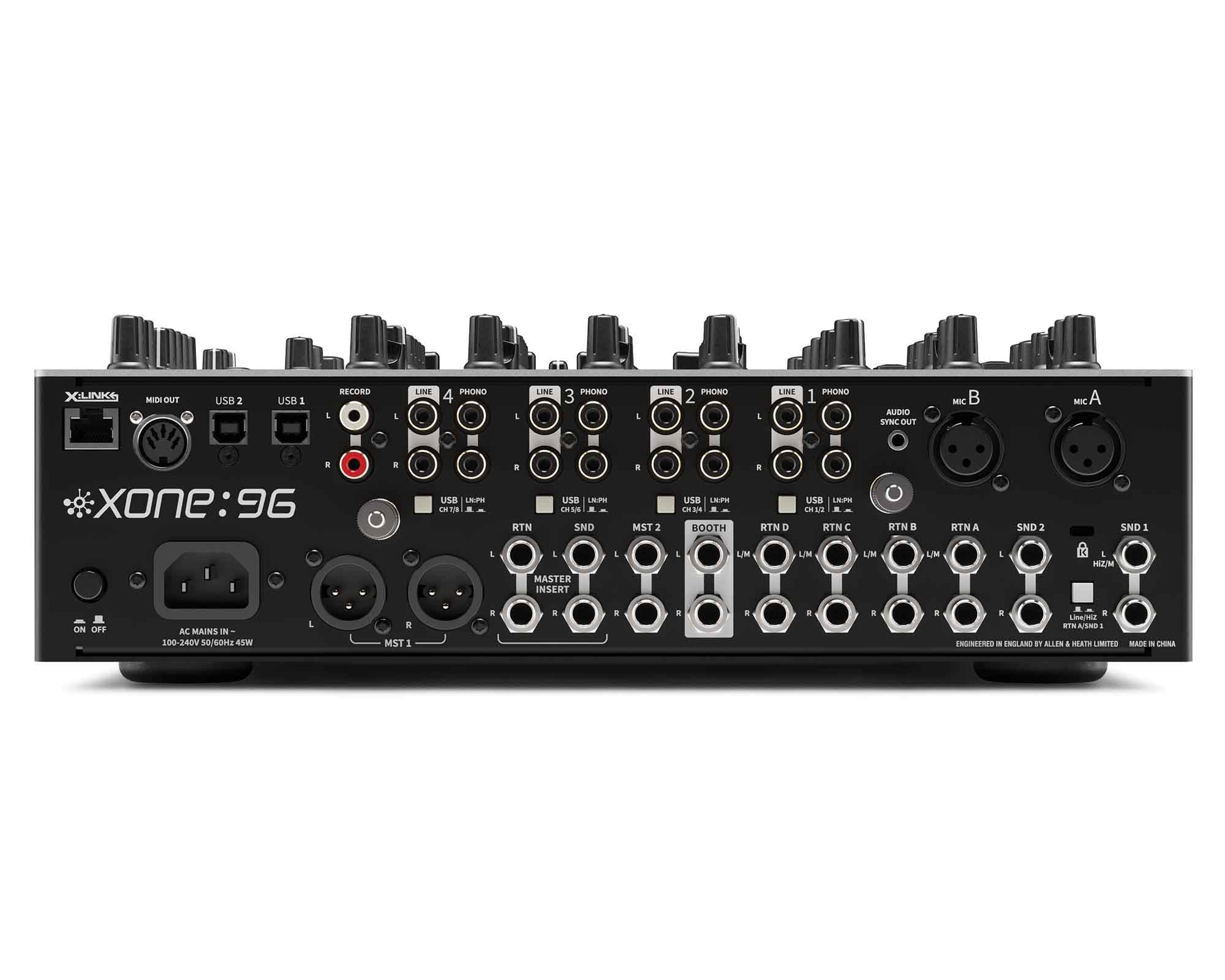 ALLXONE96 - Allen & Heath XONE 96 6 and 2Ch Club Mixer with 32bit USB Soundcard Image 4