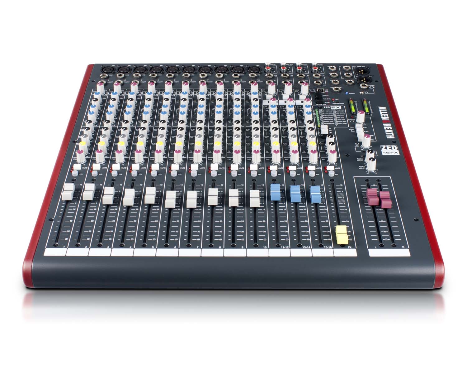 ALLZ16FX - Allen & Heath ZED16FX 10 Mic or Line 3 Stereo i or p USB FX Desk Sonar X1 LE SW Image 4