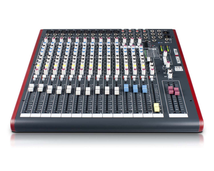 ALLZ16FX - Allen & Heath ZED16FX 10 Mic or Line 3 Stereo i or p USB FX Desk Sonar X1 LE SW Image 4