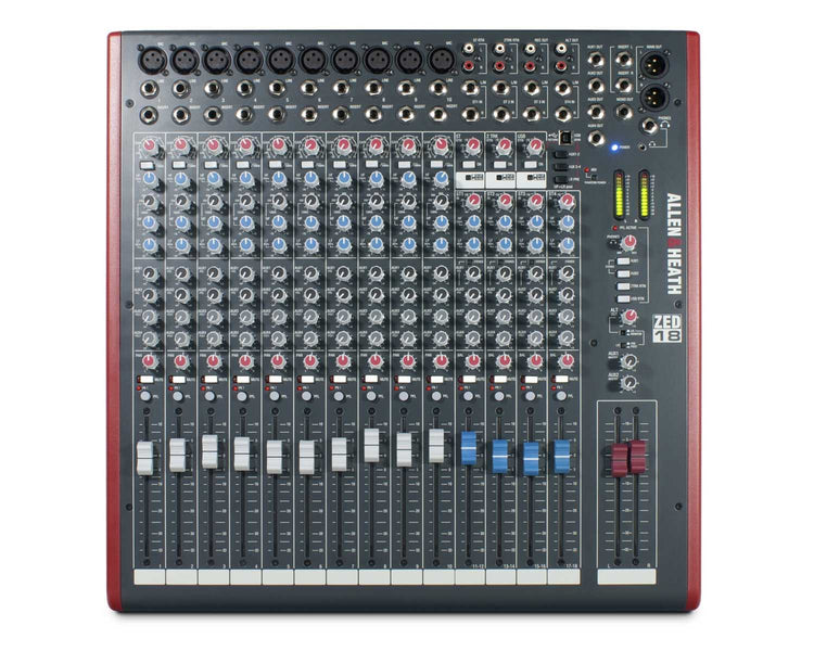 ALLZ18 - Allen & Heath ZED18 10 Mic or Line 4 Stereo i or p USB and Sonar X1 LE Software Image 2