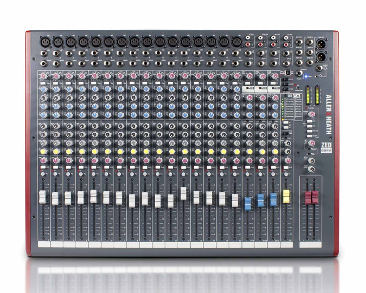 ALLZ22FX - Allen & Heath ZED22FX 22 Mic or Line 3 Stereo i or p USB FX Desk Sonar LE SW Image 2