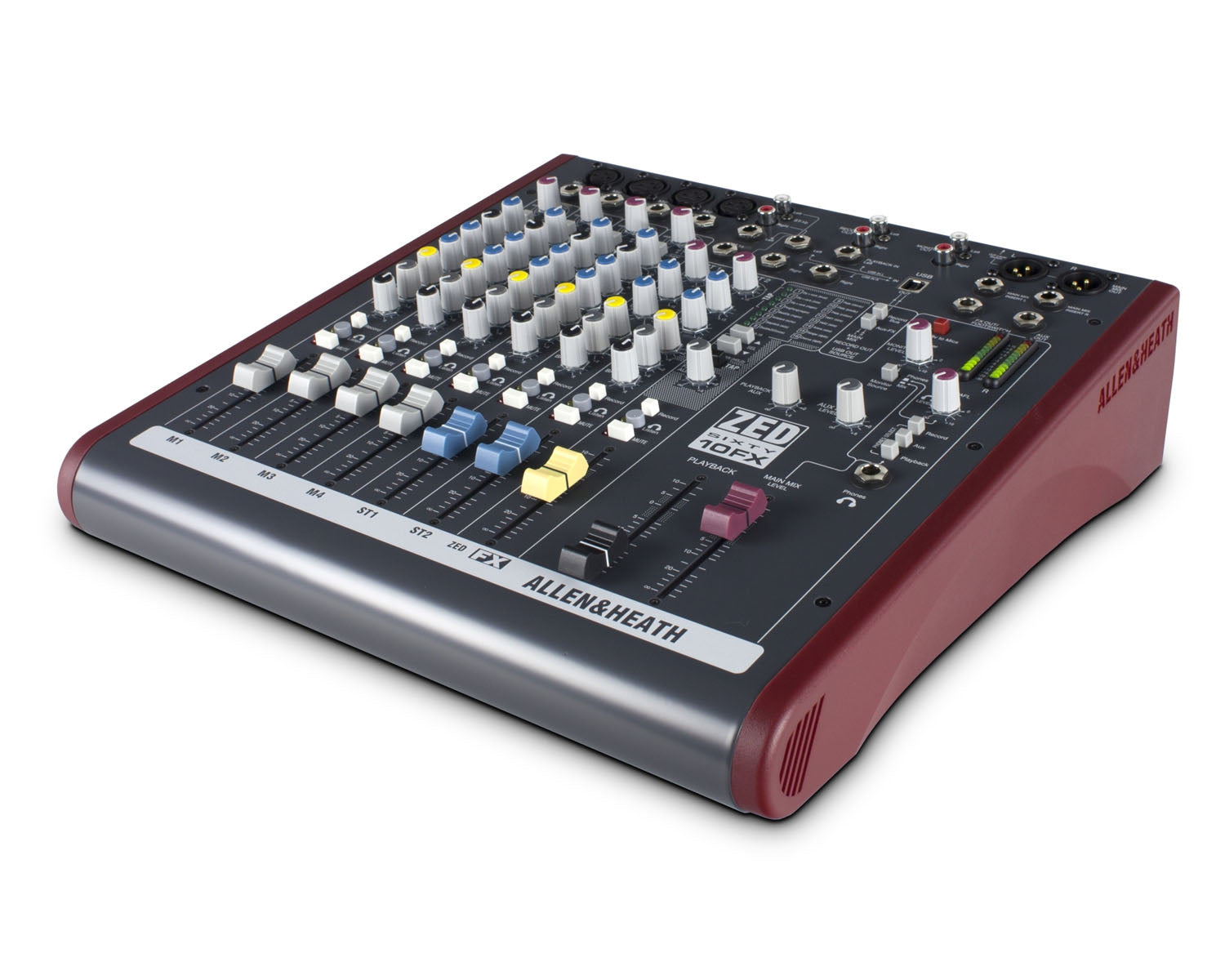 ALLZ6010FX - Allen & Heath ZED60 10FX 4 Mic or Line 2 Stereo i or p Console with 60mm Faders Image 1