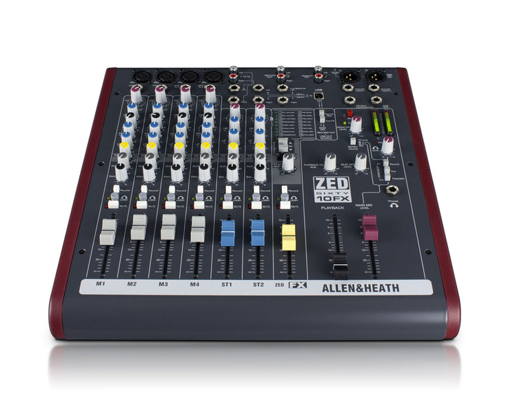 ALLZ6010FX - Allen & Heath ZED60 10FX 4 Mic or Line 2 Stereo i or p Console with 60mm Faders Image 4