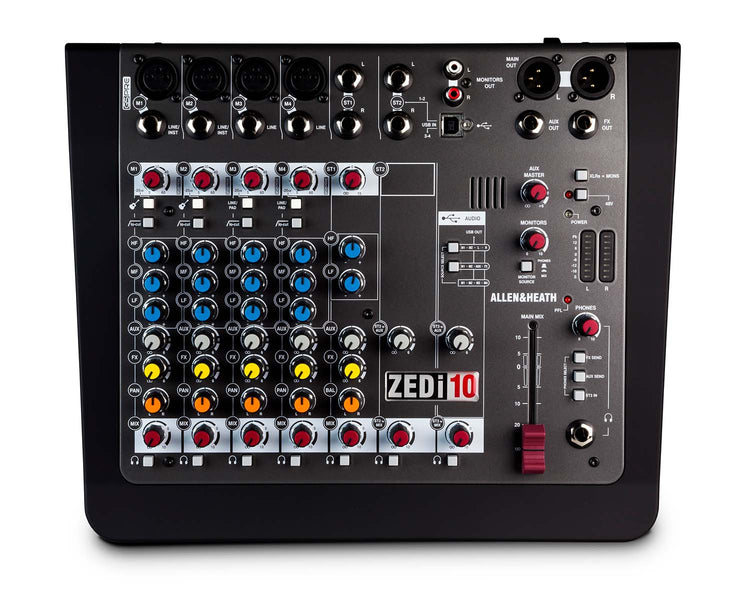 ALLZI10 - Allen & Heath ZEDi10 4 Mic or Line 2 Stereo i or p Hybrid Mixer 4x4 USB Console Image 2