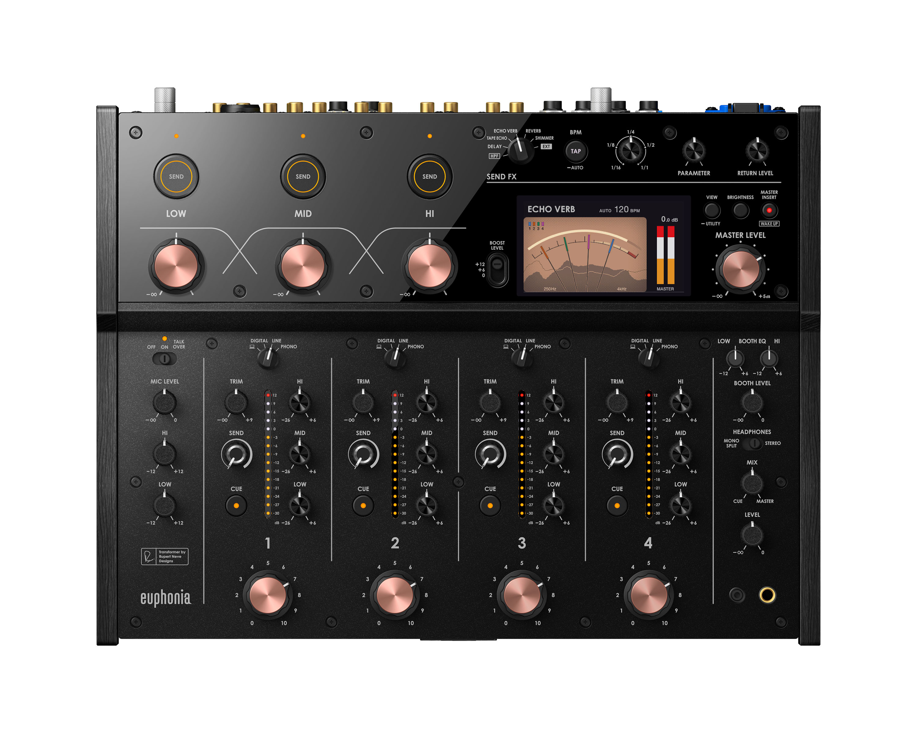 ALPEUPHONIA - AlphaTheta Euphonia Professional 4 Channel Rotary Mixer Image 1