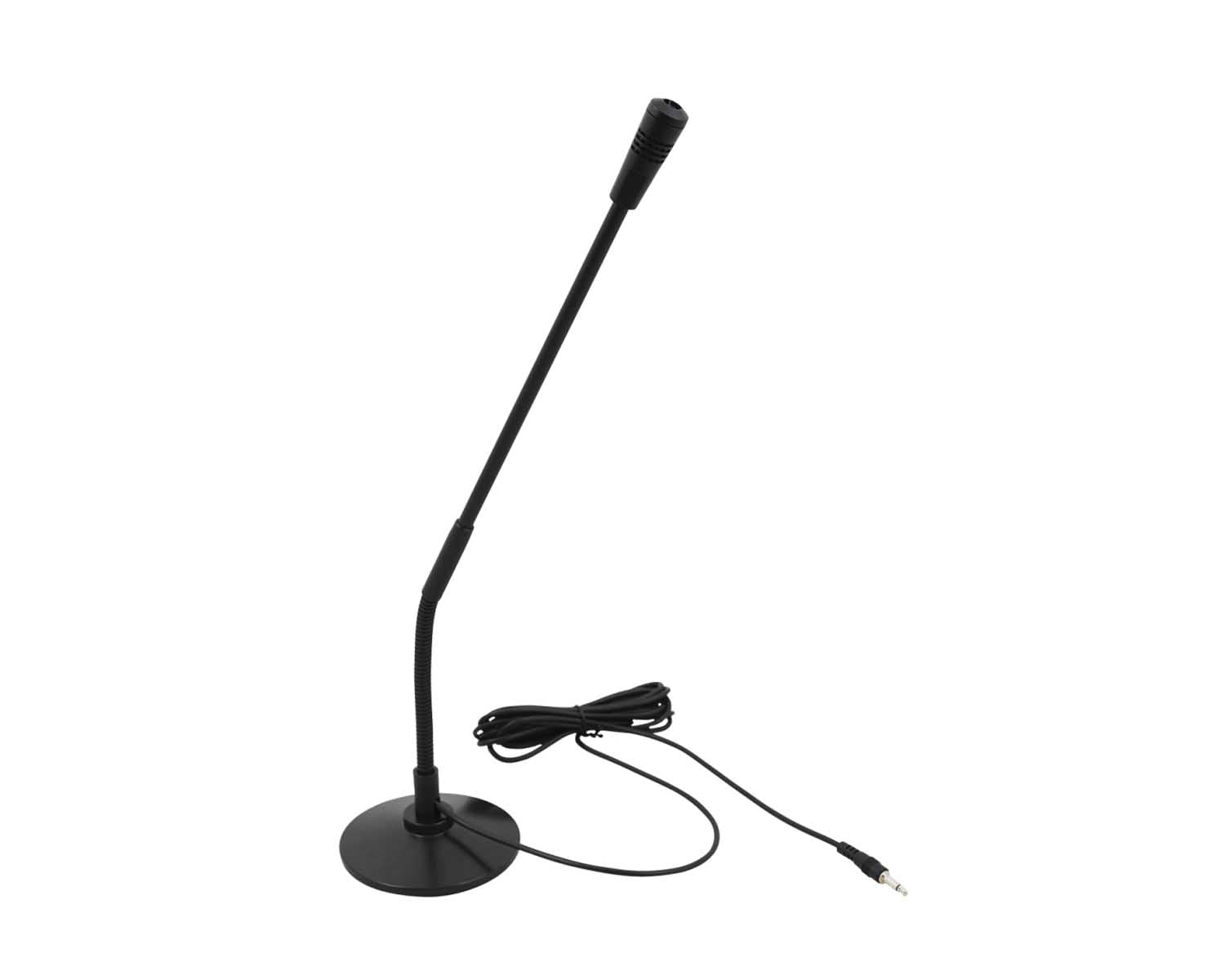 AMPACDTMIC - Ampetronic ACDTMIC Caridoid Desktop Gooseneck Microphone 355mm Neck Image 2