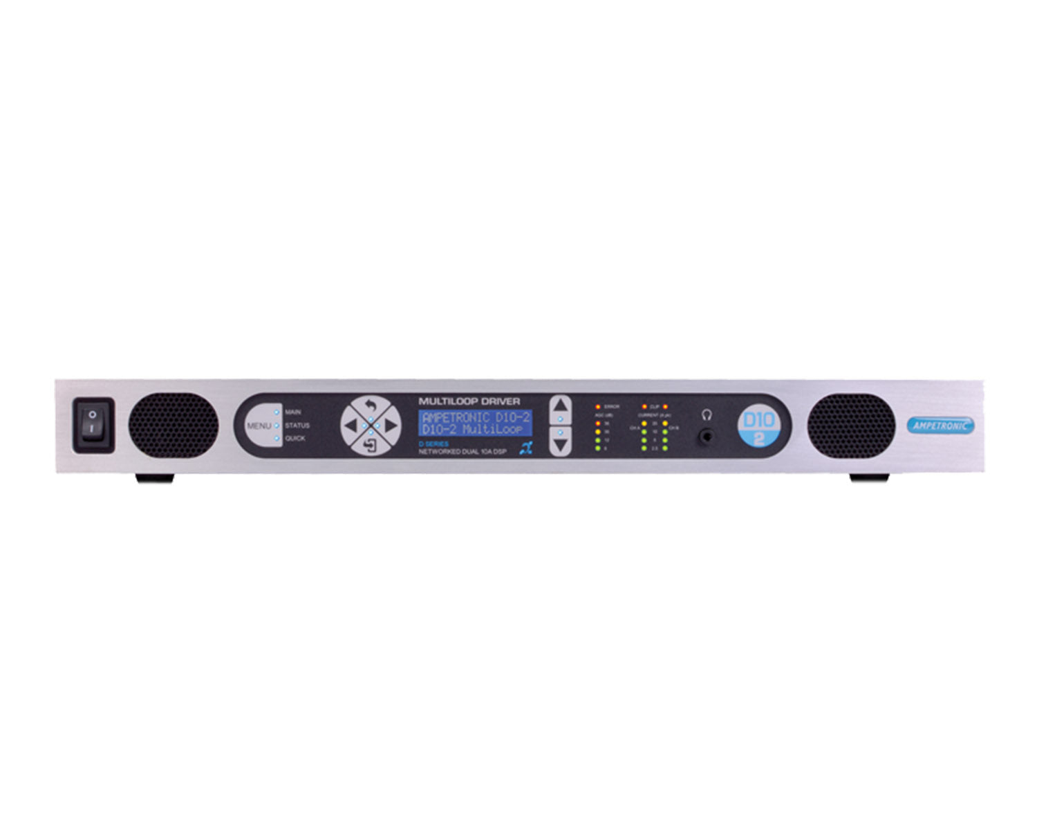 AMPD102 - Ampetronic D10 2 Multiloop Driver 2x10A RMS (up to 3300sqm Coverage) 1U Image 1
