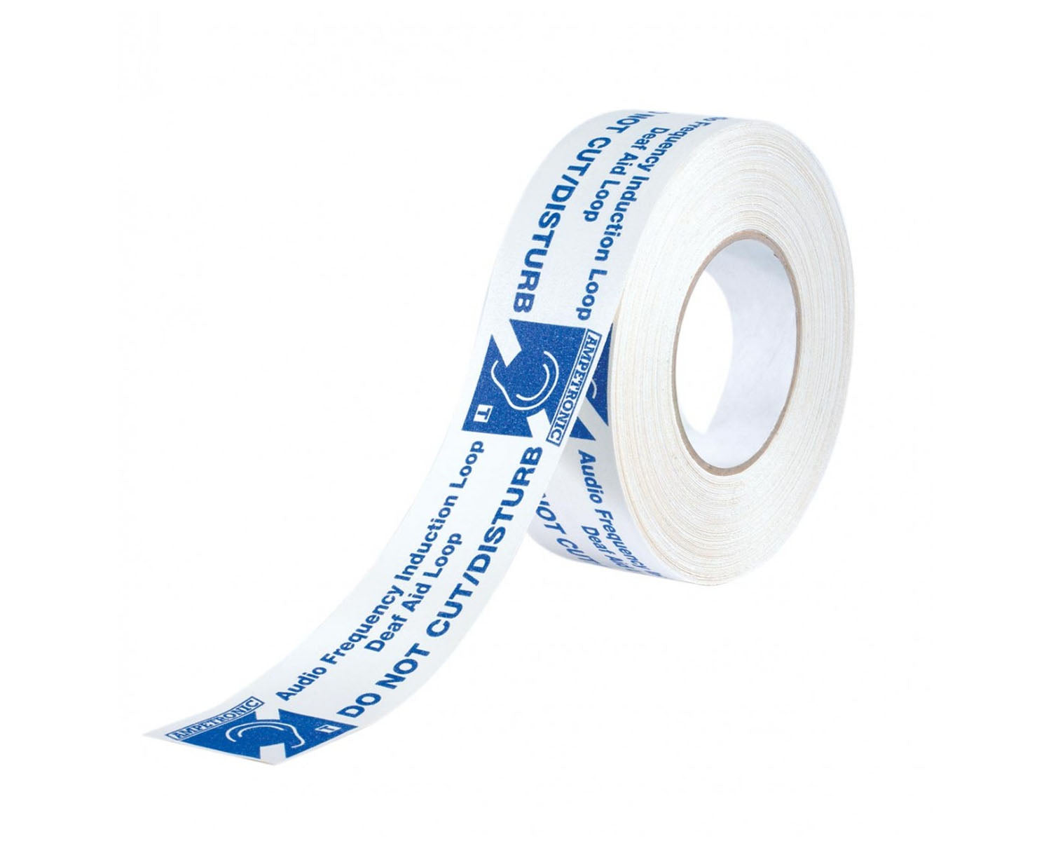 AMPPWT - Ampetronic PWT Sturdy Cloth Based Adhesive Installation Warning Tape (50m) Image 1