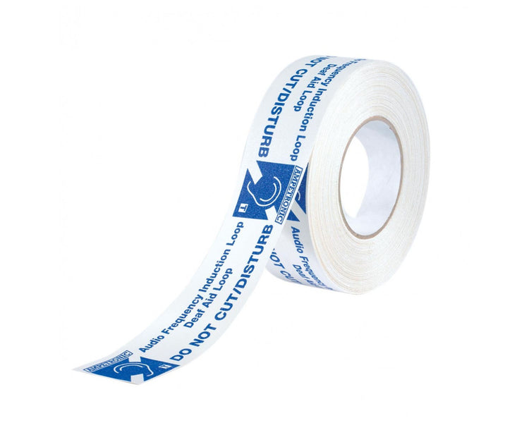 AMPPWT - Ampetronic PWT Sturdy Cloth Based Adhesive Installation Warning Tape (50m) Image 1