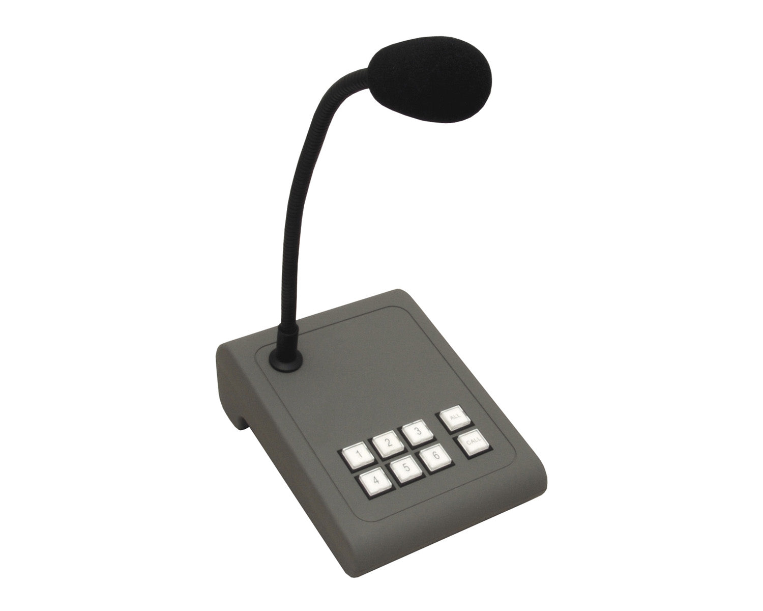 APAMICPAT6 - Apart MICPAT 6 6 Zone Desk Paging Gooseneck CAT 5 Image 1