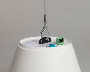 APAP60DTW - Apart P60DT W 6.5inch 2 Way Pendant Loudspeaker 100V White Image 3