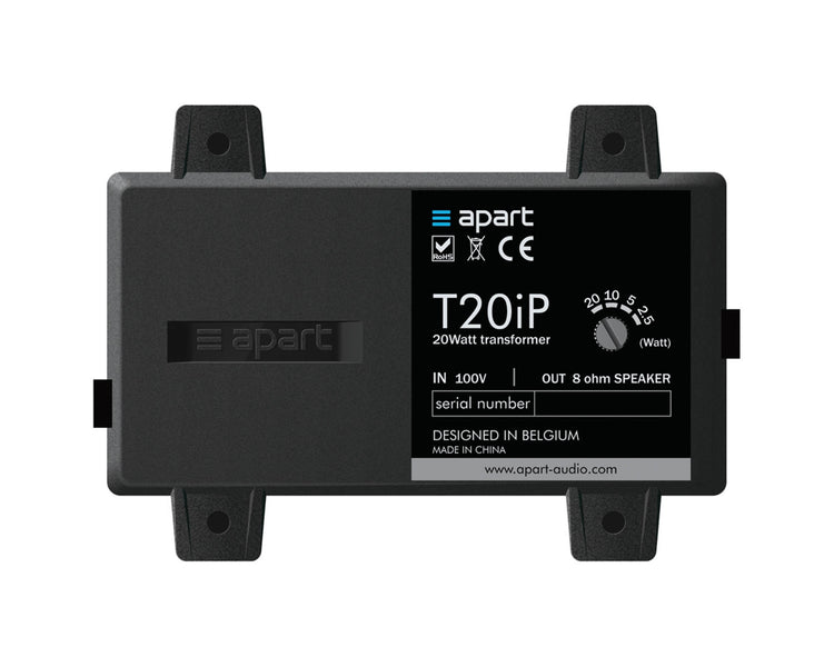APAT20IP - Apart T20IP Waterproof Transformer 8ohm to 100V Tapped to 20 or 10 or 5 or 2.5W Image 1