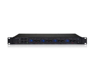 APAZONE4 - Apart ZONE4 4 Zone Stereo Mixer 1 Mic or Line 4 Line i or p 1U Image 1