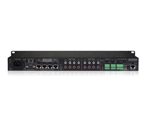 APAZONE4 - Apart ZONE4 4 Zone Stereo Mixer 1 Mic or Line 4 Line i or p 1U Image 2